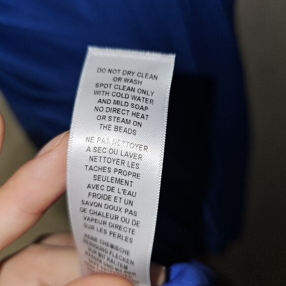 NWT Adrianna Papell Royal Blue Dress Plus Size 20 Special Occasion Wedding Guest - Picture 8 of 14